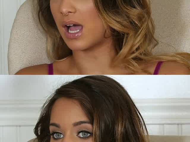 Hot tanned girls interview