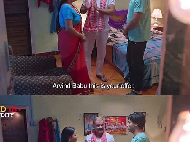 Softcore movie with Indian MILF