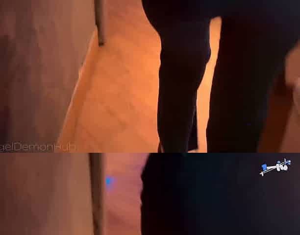 Ranmy blondie in the night club toilet on the first tryst - super hot xxx public sex!