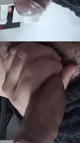 Well-endowed Chilean guy showing his hard, upright weenie