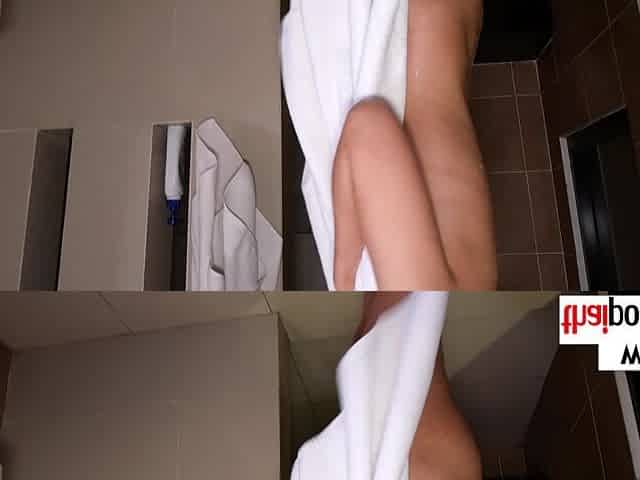 Skinny Thai MILF Nok dildoed and fucked