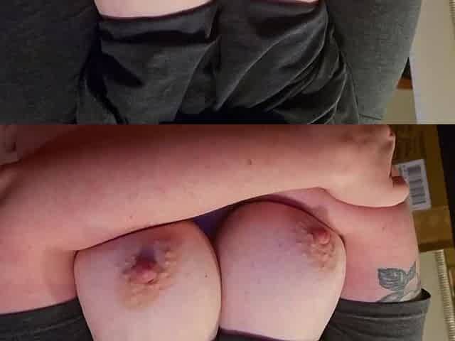 Candid Sandra heavy natural double D's unleashed