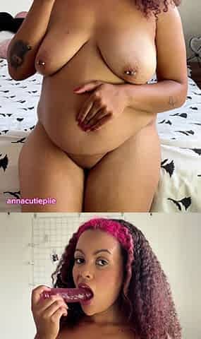 Bloated Belly Button Fucking with Dildo and Loud Farts