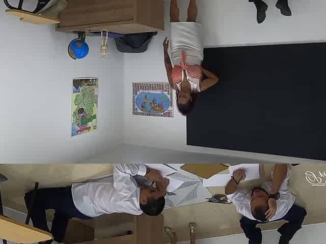 Depraved Redhead Teacher Bangs 2 Fortunate Students In Wild Schoolroom 3some