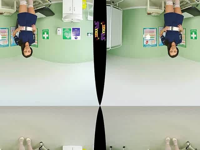 Doctor Doctor - Big Tit Brunette Solo Striptease In The Hospital