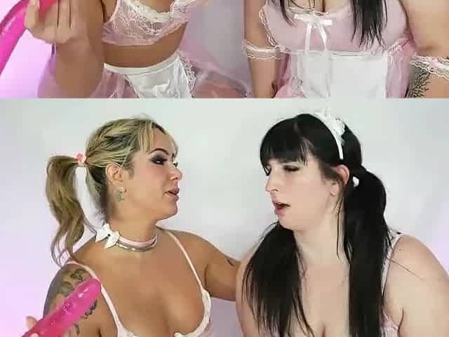 Squirting Maids Paige Steele and Misty Meaner Get Every Other Wet