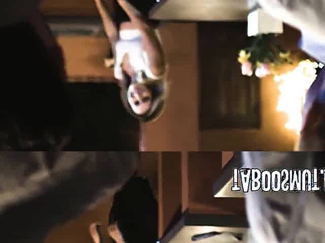 Shy teen waitress takes 2 hard shlong at same time - Paige Owens