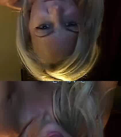 Blonde with Big Tits Plays with Sex Toy on Webcam