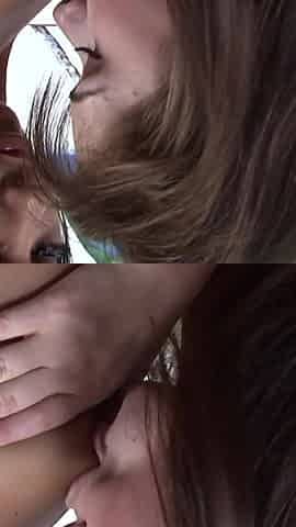 Lesbian duo finger fuck each other in bed
