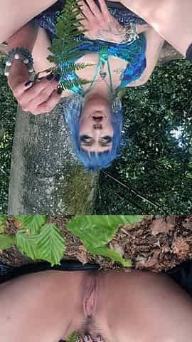 Butterfly Fairy - Caressing with Fern to Orgasm