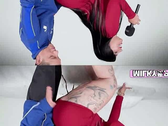 Gaby Uztariz welcomes u to porn: Interview and BIGGEST BUTT bouncing on a Peruvian boy fan's dick