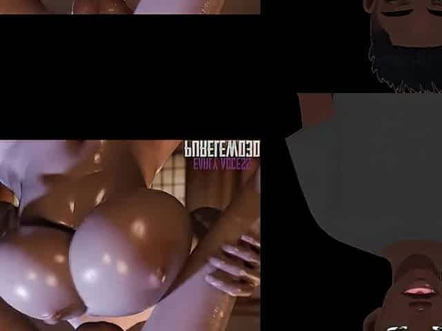 D.va pound Mei booty with her large weenie
