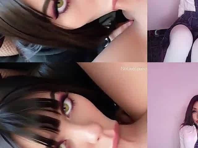 Hawt eighteen-year-old cutie gets filled with goo - AI generated by "Aipornmix" channel