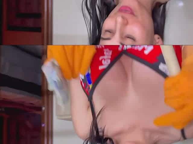 A Busty Maid Uses Her Curves to Earn Every Cent of Her Bonus!