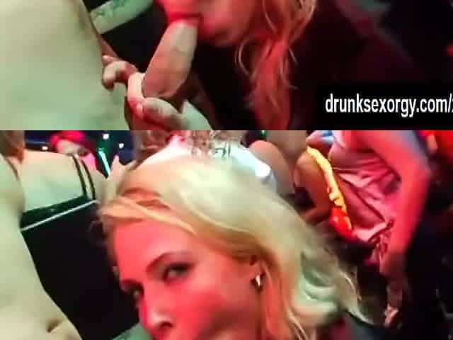 Superb club pornstars banging in public