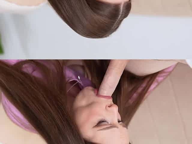 Slim brunette got filled up after a nice fuck