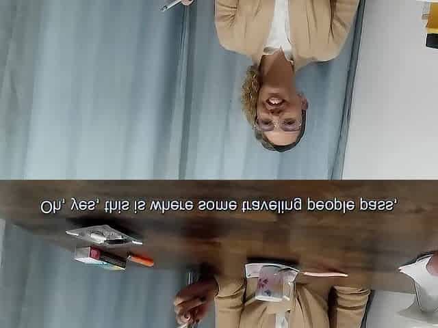 Convincing the angel in the coffee shop to have sex in the baths for cash