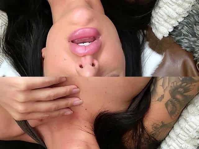 Beautiful brunette with big boobs jerk off instrucions