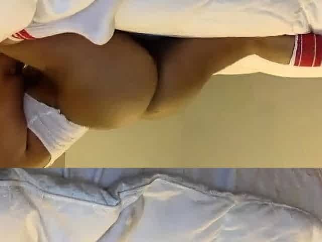 Big-Titted Latina Shakes Her Huge Ass on Webcam