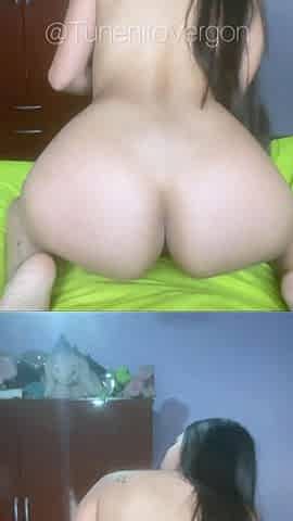 Beautiful Big Ass Fucking a Dildo