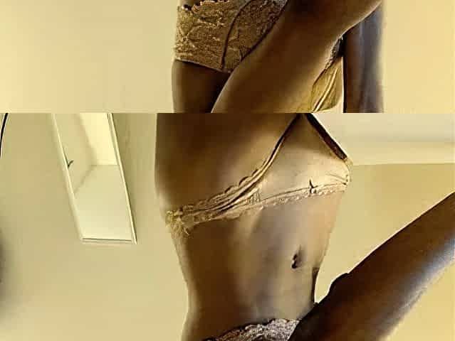Amateur striptease and Solo masturbation