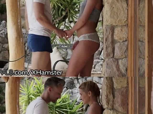 21Naturals Giving Booty to her Lover in the Garden