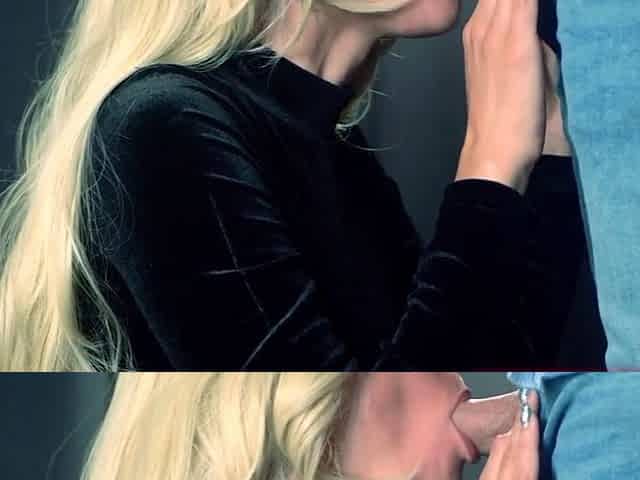Blonde MILF Loves Facial After Blowjob