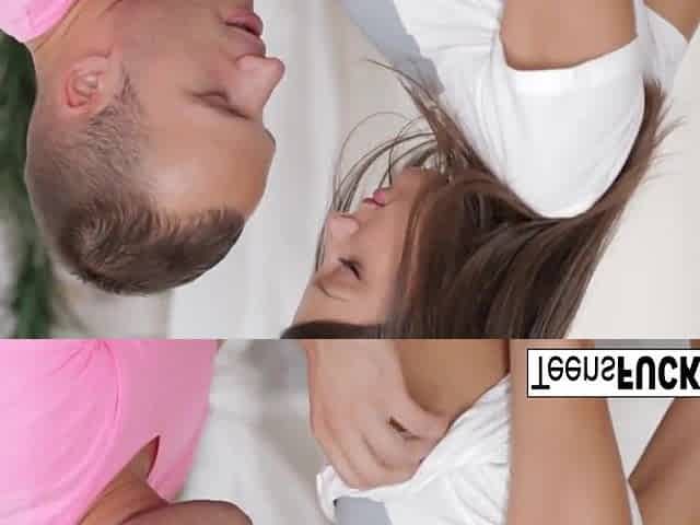 Youthful Foxy Di is rewarded with a facial