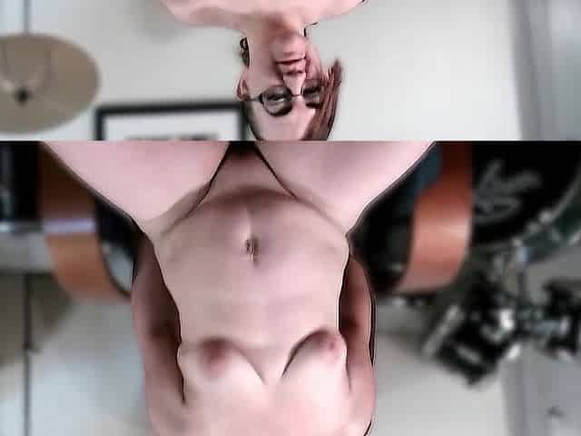 Teasing Plump Angel Plays With Large Abdomen & Soaked Vagina