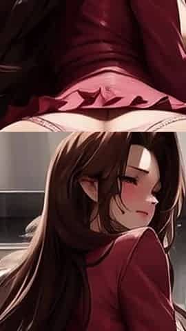 Big Titty Tifa & Petite Aerith Star in Spicy Toons: the Subway