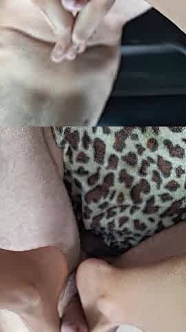Caressing with feet, snatch