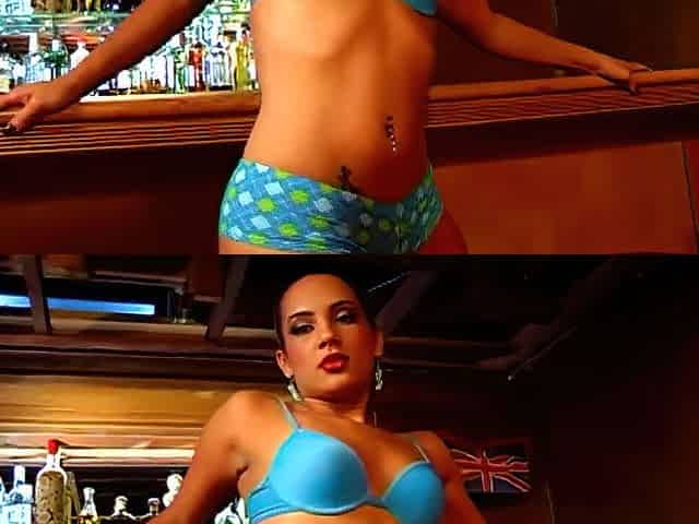 A large ebony knob for a naughty exotic gal