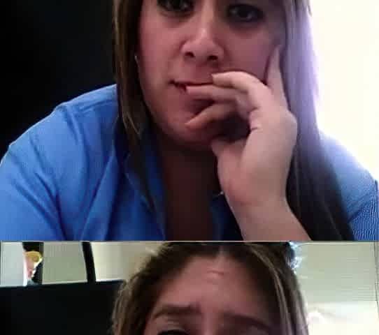 Lesbianas en la webcam