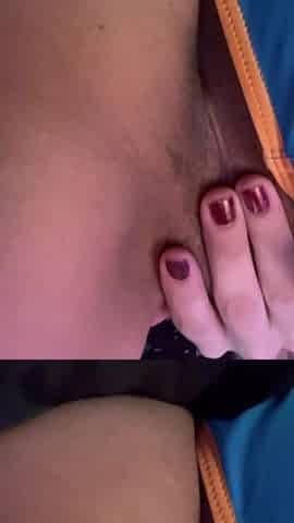 Slow motion masturbation close up