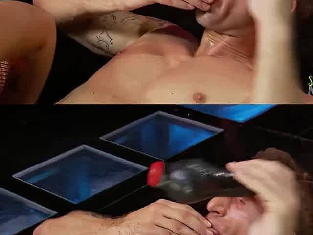 Slutty Redhead Babe Gets Her Throat And Pussy Drilled Hard