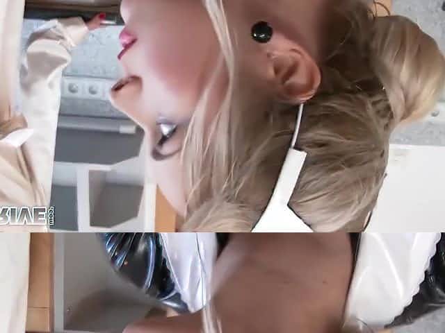 MAID FOR THE MESS! SPRAYING LESBO PISS ALL OVER!