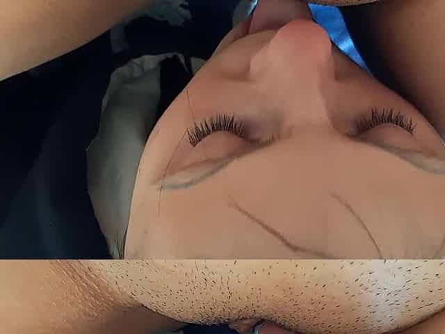 My Girlfriend Romantically Giving a kiss, Sucks, and Licks My Snatch - Lesbo_illusion