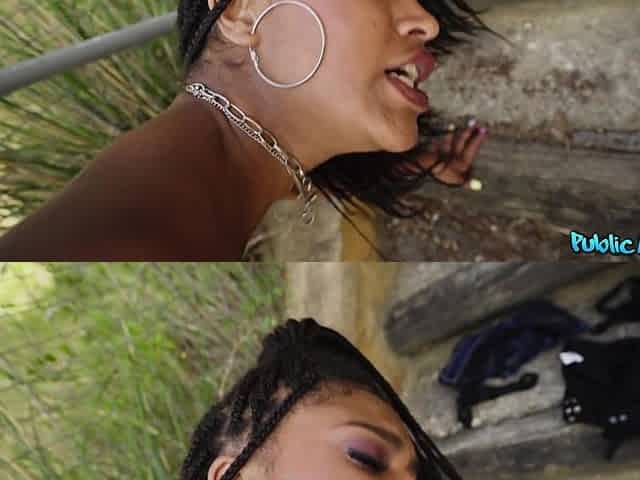 Huge Natural Ebony Boobs Tina Fire Sex