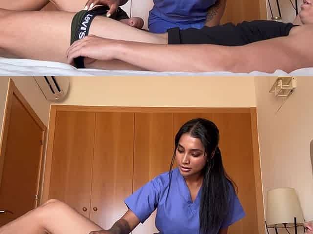 Big Ass Nurse Pumps Her Patient's Milk When the Doctor Is Not There- Yasmina Khan