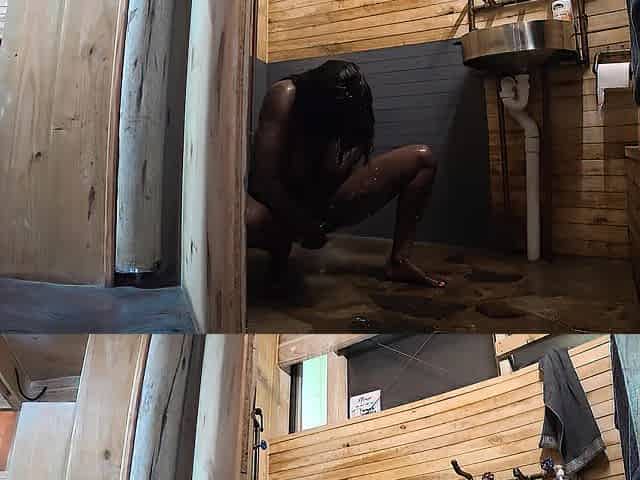 Washed in Us-Flower gets her Booty Eaten