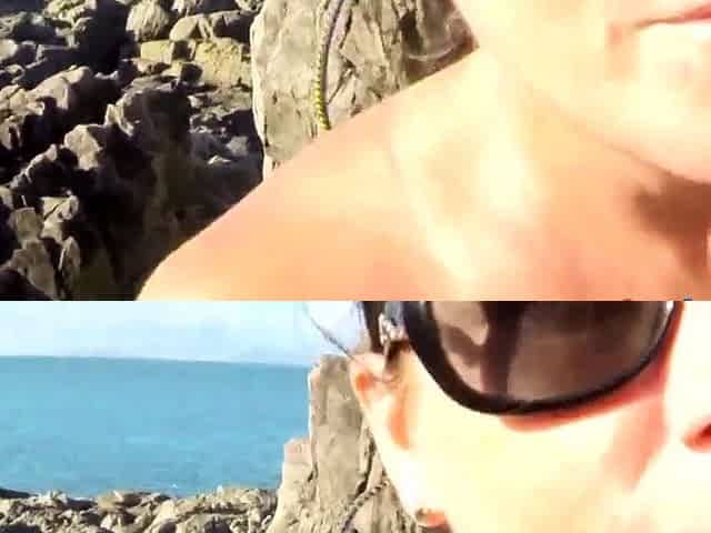 Amateur Mature Blowjob on the Beach