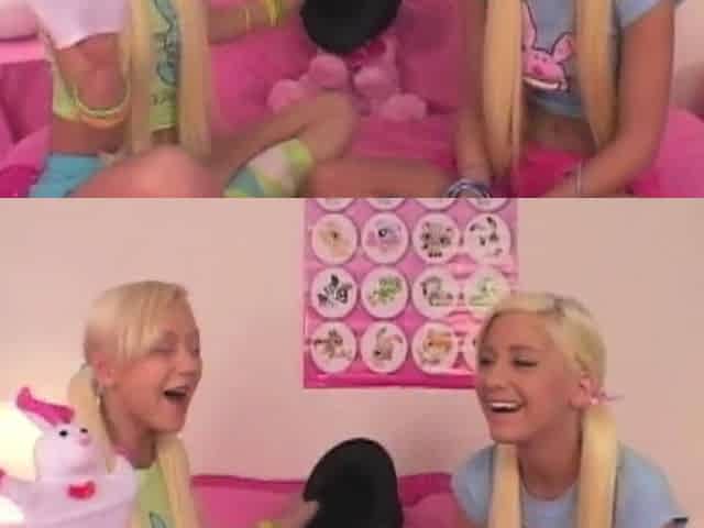 Lil Lexy Lesbian kiss magic