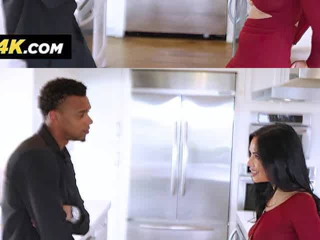 THUNDERCOCK Scarlett Alexis takes large bully weenie balls unfathomable from her spouse's boss