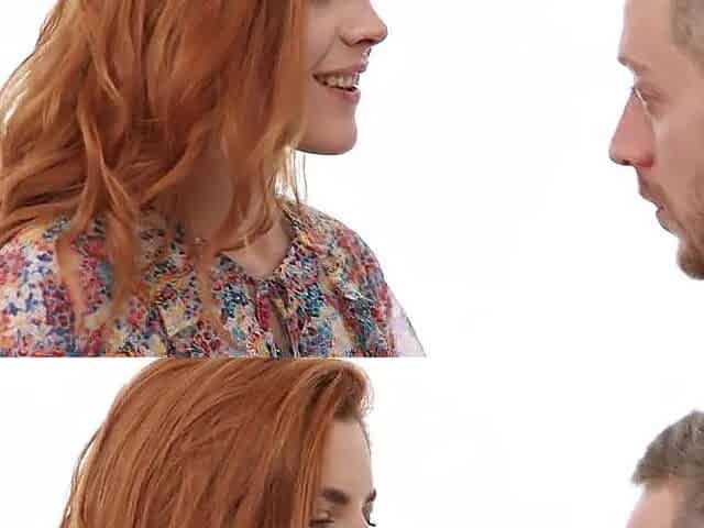 BF analyzed redhead slim Hungry Fox