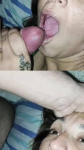 Facial y traga leche