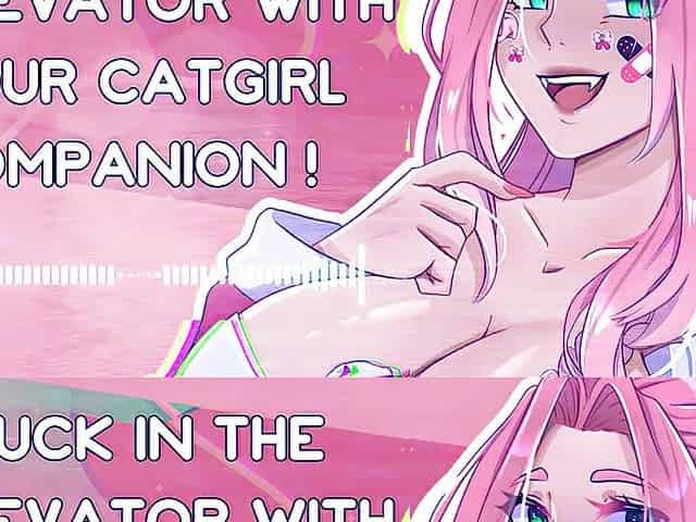 [F4M] stuck in the elevator with your catgirl companion [nsfw asmr] [erotic audio]