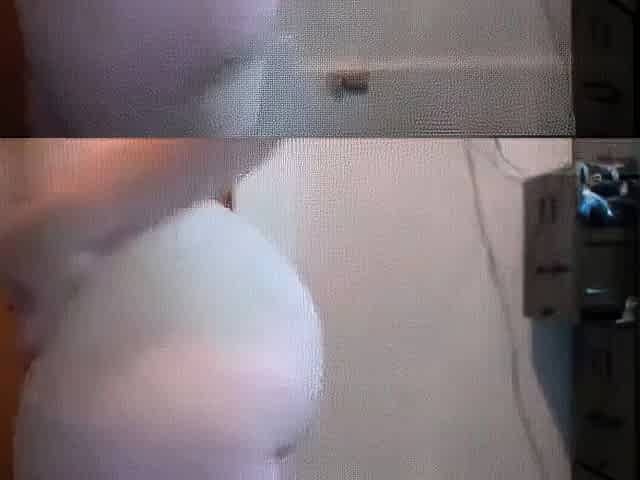 Big-Clit Roxie Shows her Big Ass on Webcam