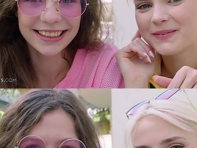 ULTRAFILMS Sexy Russian models Lika Star and Sofi Smile getting drilled by a stranger in this hawt 3some movie