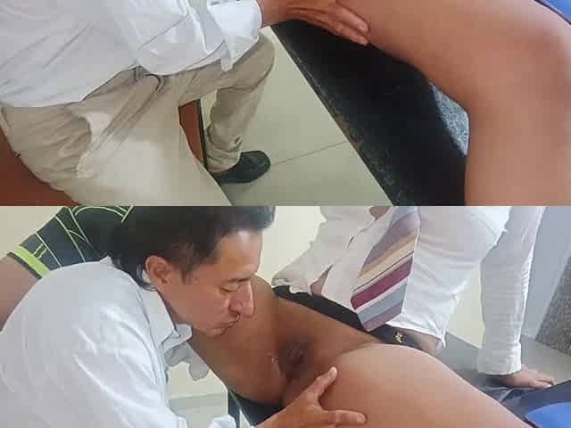 How Delicious the Old Stepfather Sucks His Beautiful Stepdaughter's Pussy