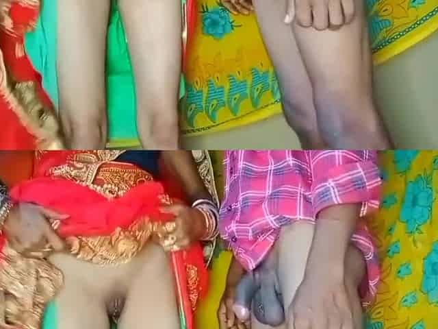 Indian Village Red Saree Me Jabardast Ghori Satale Me Chudai Karvachauth Episode 2